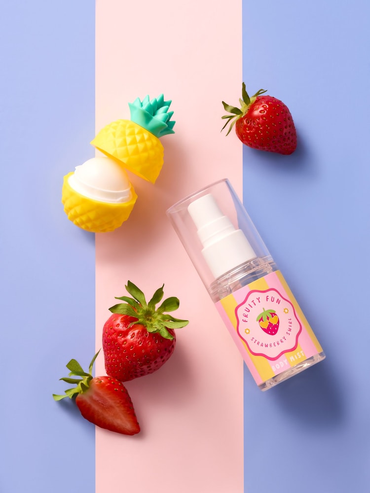 Girls Fruity Fun Lip Balm and 50ml Body Mist Set - Image 2 of 2 Girls Fruity Fun Lip Balm and 50ml Body Mist Set - Image 2 of 2