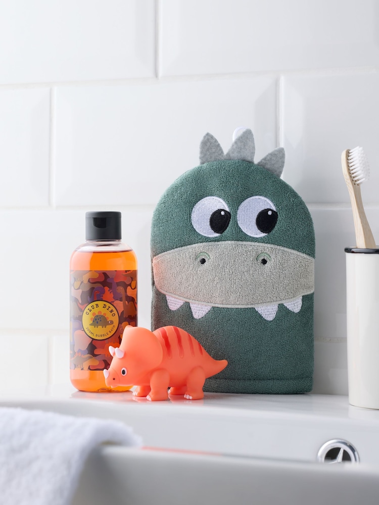 Dino Club Bubble Bath Toy and Mitt Set - Image 1 of 3