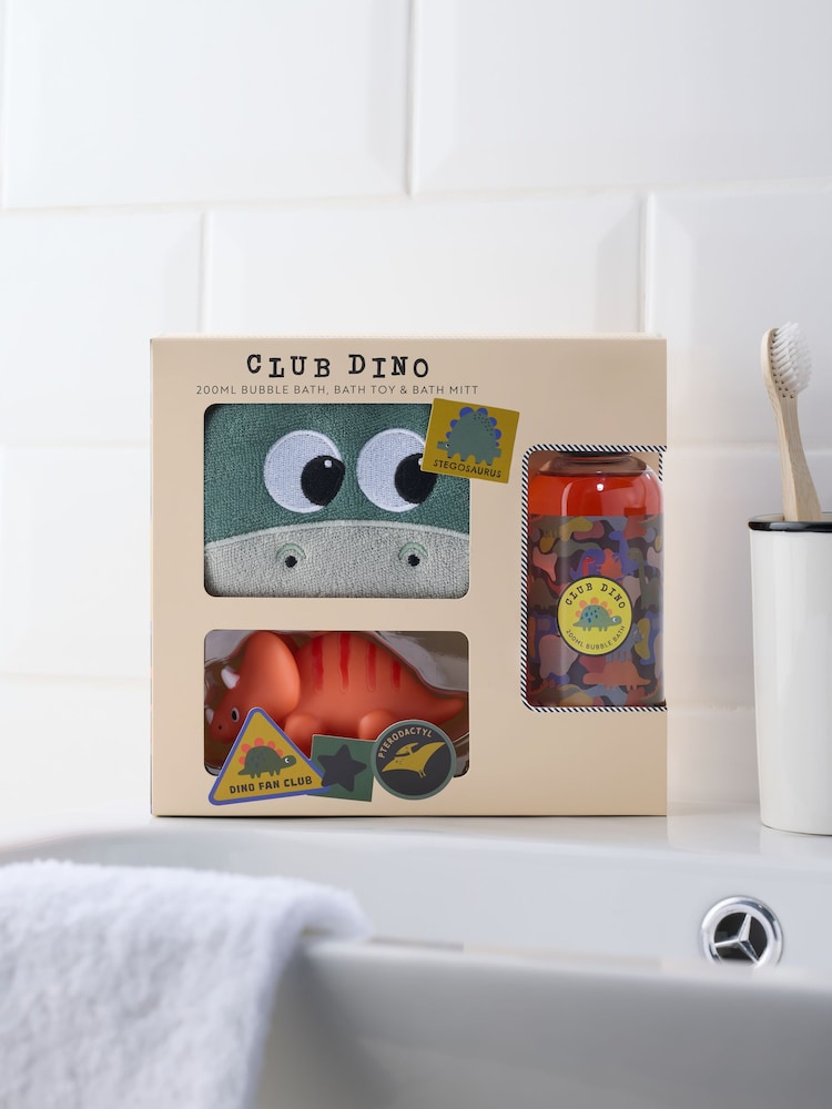 Dino Club Bubble Bath Toy and Mitt Set - Image 2 of 3