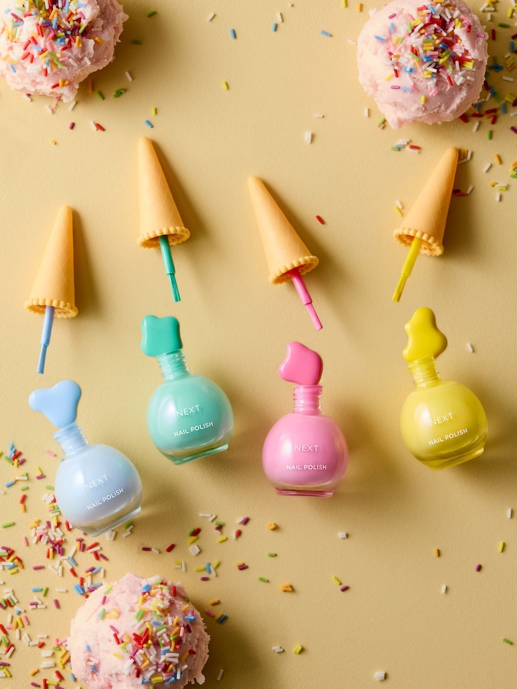 Set of 4 Girls Dessert Shop Water Based Nail Polish - Image 1 of 2