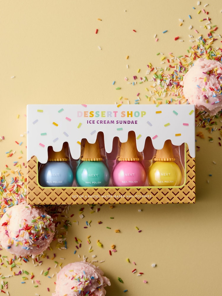 Set of 4 Girls Dessert Shop Water Based Nail Polish - Image 2 of 2