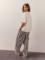 Navy Stripe Fish Jersey Short Sleeve Pyjamas - Image 3 of 9
