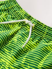 Yellow Palm Tree Printed Swim Shorts (3-16yrs) - Image 6 of 7