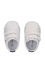 Calvin Klein White Baby Velcro Trainers - Image 3 of 4