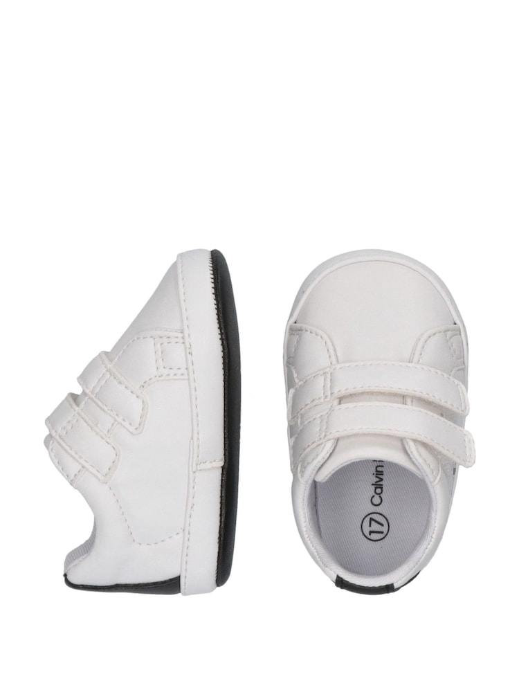 Calvin Klein White Baby Velcro Trainers - Image 4 of 4