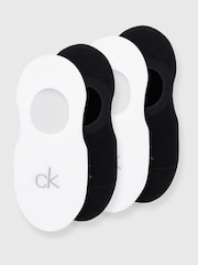 Calvin Klein Womens Invisible Footie Socks 4 Pack - Изображение 1 из 2