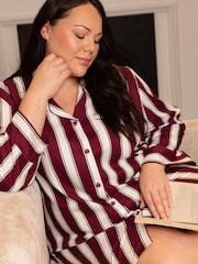 Cyberjammies Red Long Sleeve Woven Nightshirt - Image 3 of 4