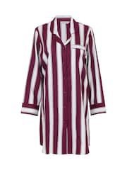 Cyberjammies Red Long Sleeve Woven Nightshirt - Image 4 of 4