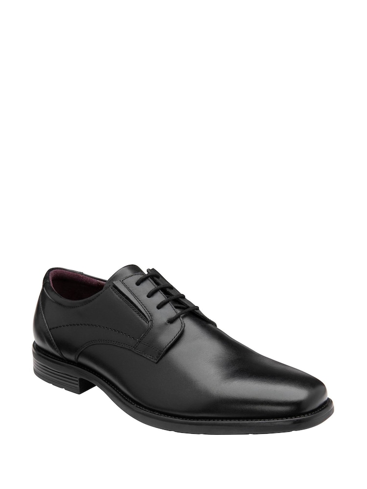 Lotus Black Wide Fit Lace-Up Formal Shoes - Image 1 of 4