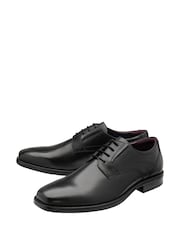 Lotus Black Wide Fit Lace-Up Formal Shoes - Image 2 of 4
