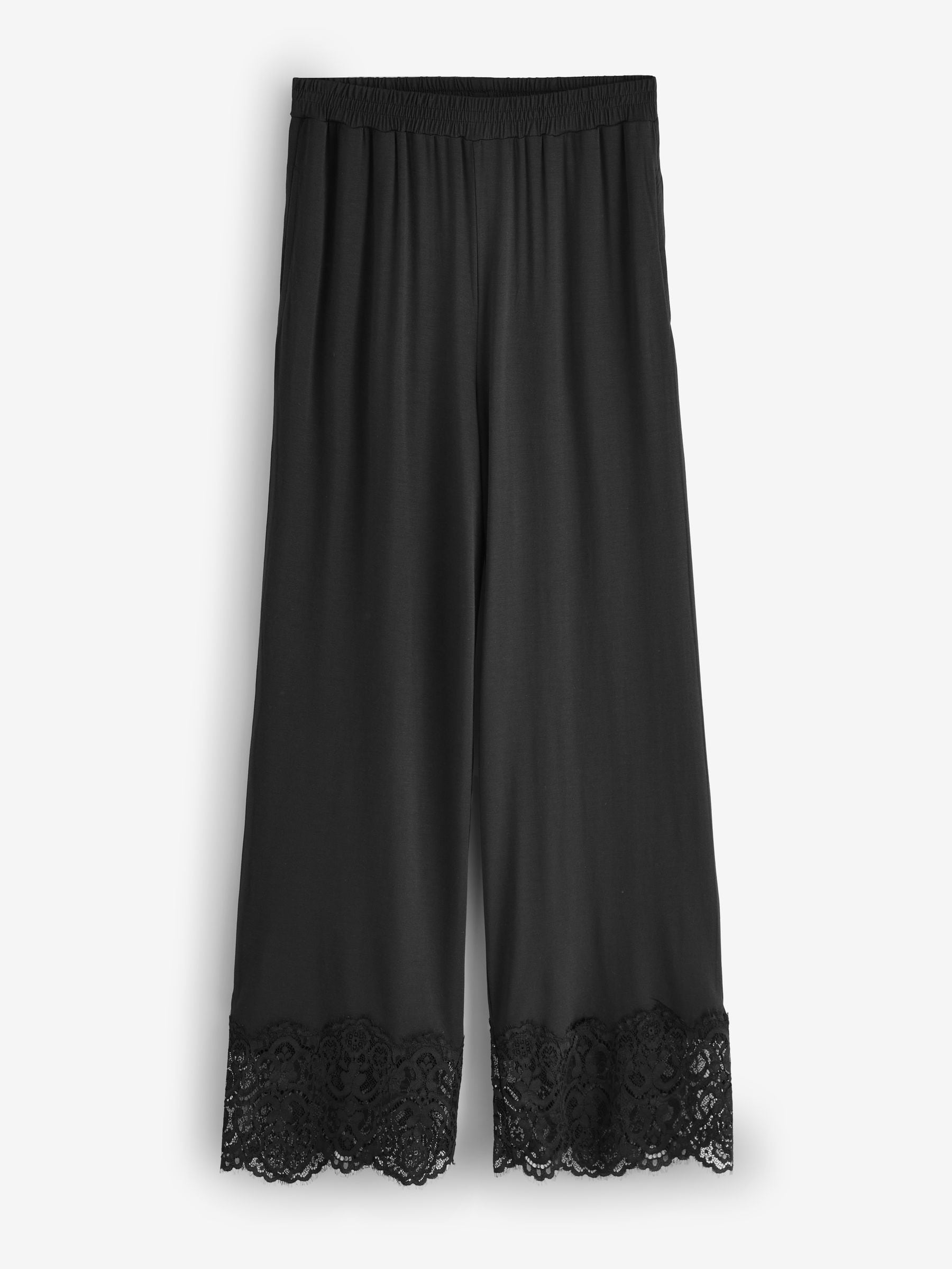Buy B by Ted Baker Modal Lace Trim Black Pyjamas Set from the Next