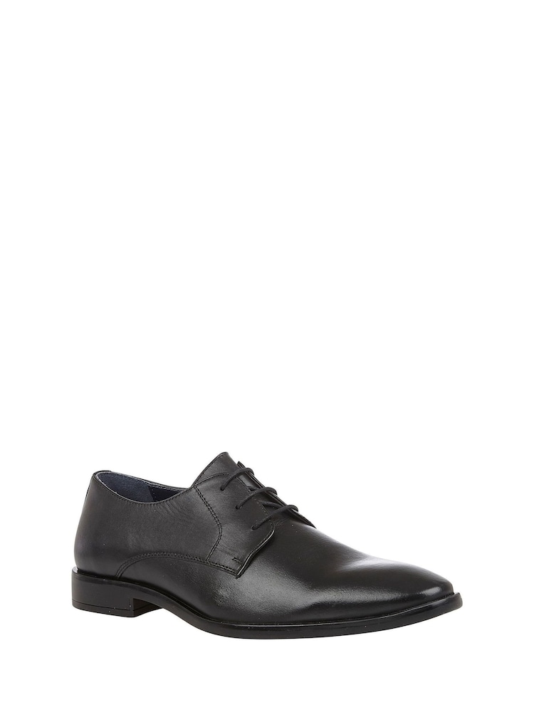 Lotus Black Lace-Up Formal Shoes - Image 1 of 4