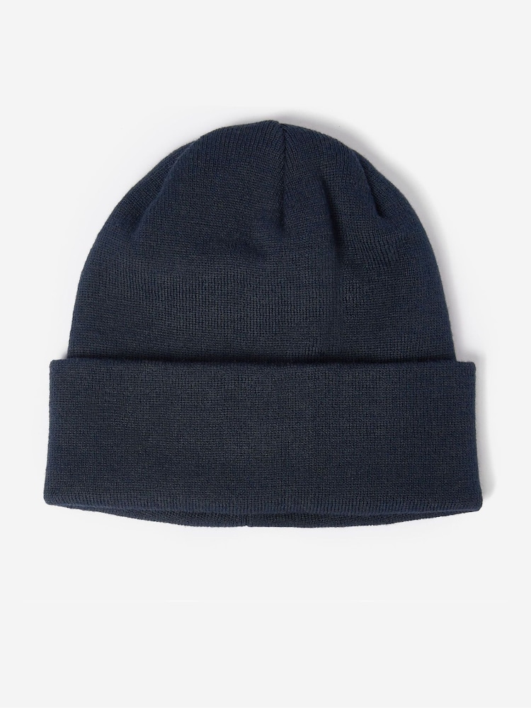 Barbour® Navy Carlton Beanie Hat - Image 2 of 3