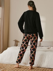 B by Ted Baker Black Floral Black Pyjamas - Image 2 of 5