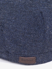 Barbour® Navy Barlow Flat Cap - Image 3 of 4