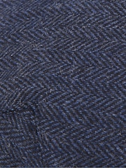 Barbour® Navy Barlow Flat Cap - Image 4 of 4