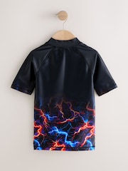 ブラック イナズマ - ラッシュガード（1.5 〜 16 歳） - 画像 6 / 8