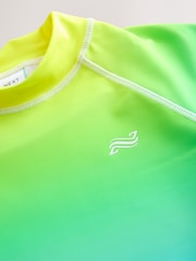 Yellow/Blue Short Sleeve Rash Vest (1.5-16yrs) - Image 4 of 4