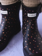 Cath Kidston Black Folding Star Ditsy Wellington Boots - Image 2 of 4