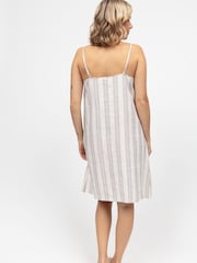 Cyberjammies Natural Edit Strappy Short Nightdress - Image 2 of 4