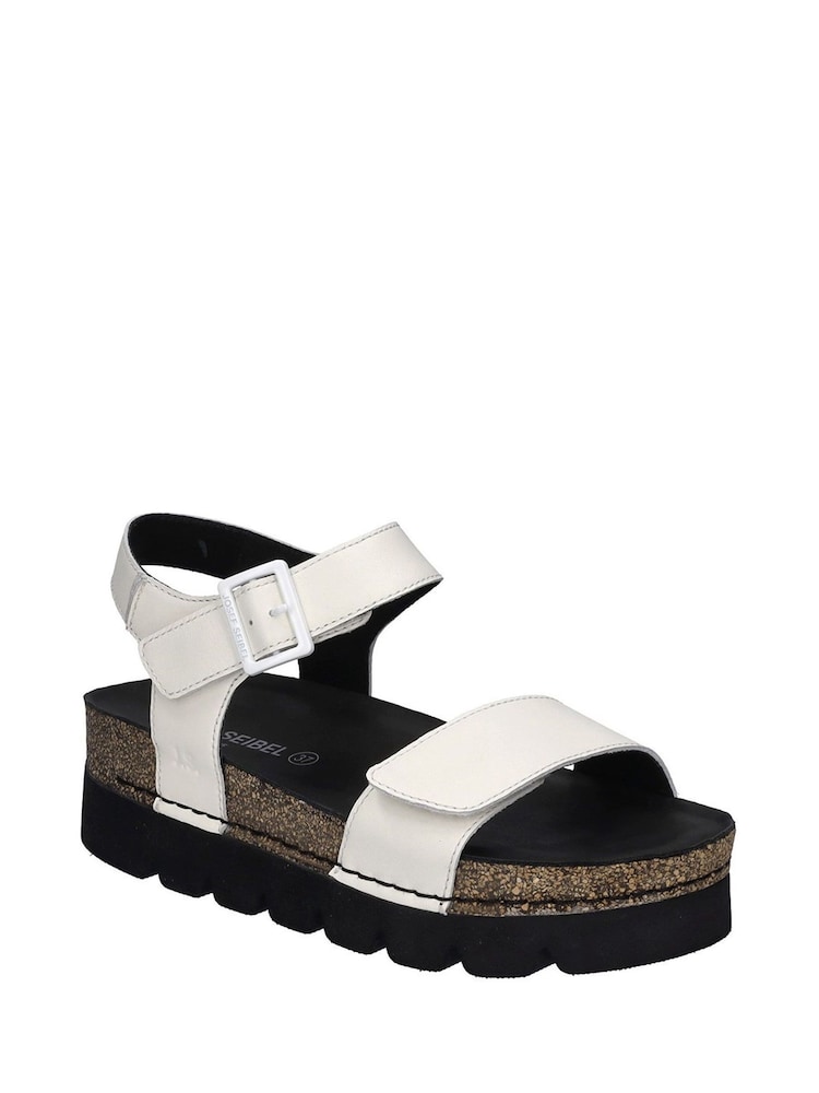 Josef Seibel Alice 03 White Sandals - Image 2 of 4