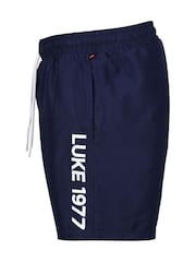 Luke 1977 Blue Side On Swim Shorts - Image 6 of 7