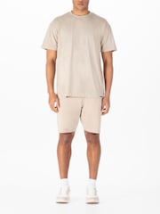 Luke 1977 Logic 100% Cotton Black T-Shirt and Shorts Set - Image 1 of 5