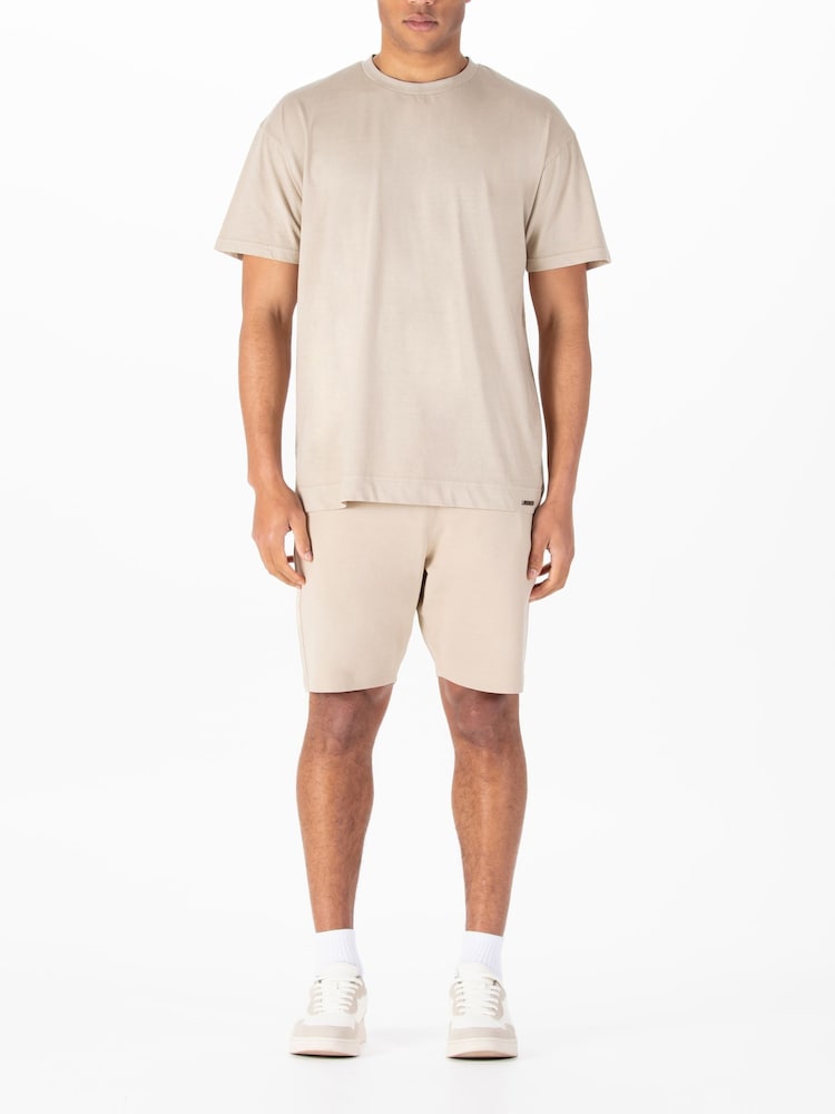 Luke 1977 Logic 100% Cotton Black T-Shirt and Shorts Set - Image 1 of 5