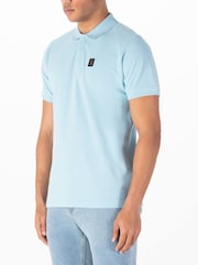Luke 1977 Blue Williams 100% Cotton Polo Shirt - Image 3 of 6