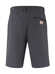 Luke 1977 Grey Acetate Cargo Shorts - Image 5 of 7
