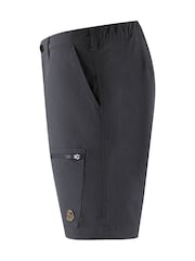 Luke 1977 Grey Acetate Cargo Shorts - Image 6 of 7