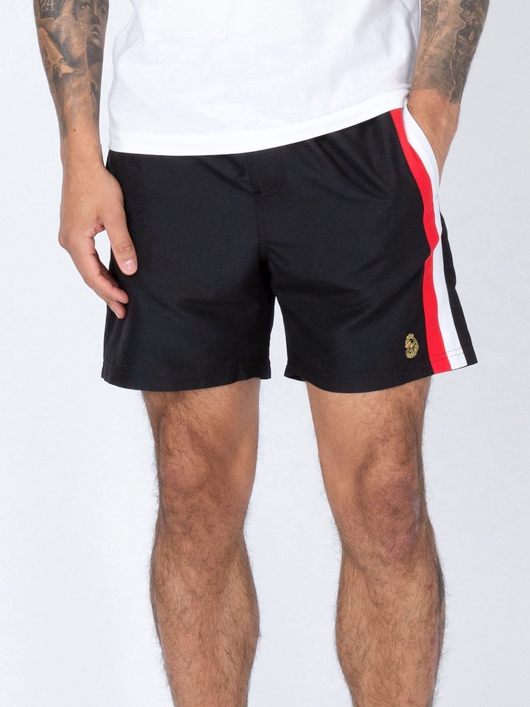 Luke 1977 Cabo San 2 Black Swim Shorts - Image 1 of 7