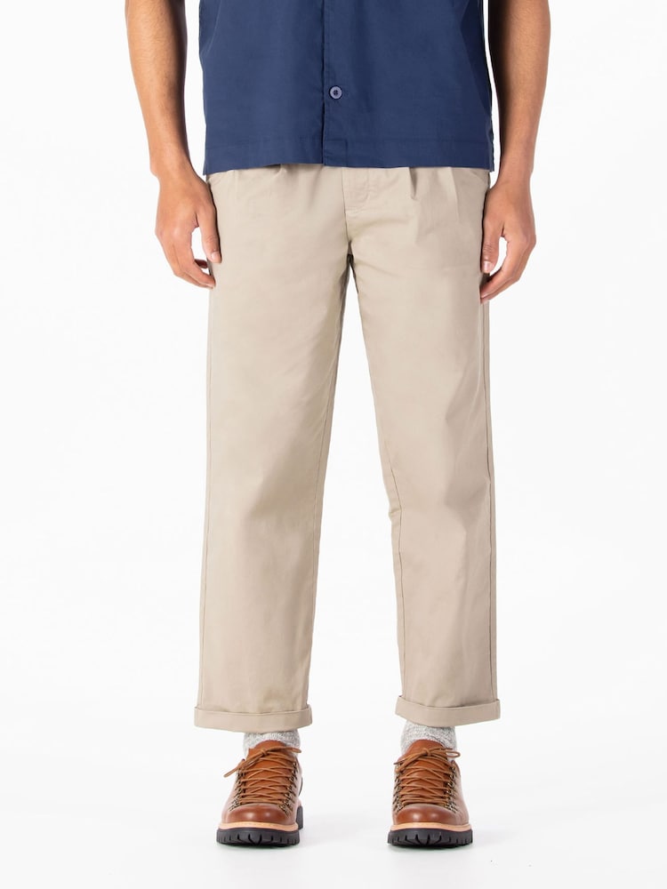Luke 1977 Crantock Sand Chino Brown Trousers - Image 1 of 7