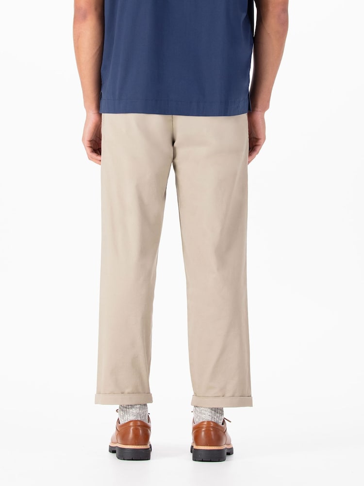 Luke 1977 Crantock Sand Chino Brown Trousers - Image 2 of 7