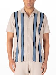 Luke 1977 Gwithian Knitted Black Shirt - Image 1 of 6