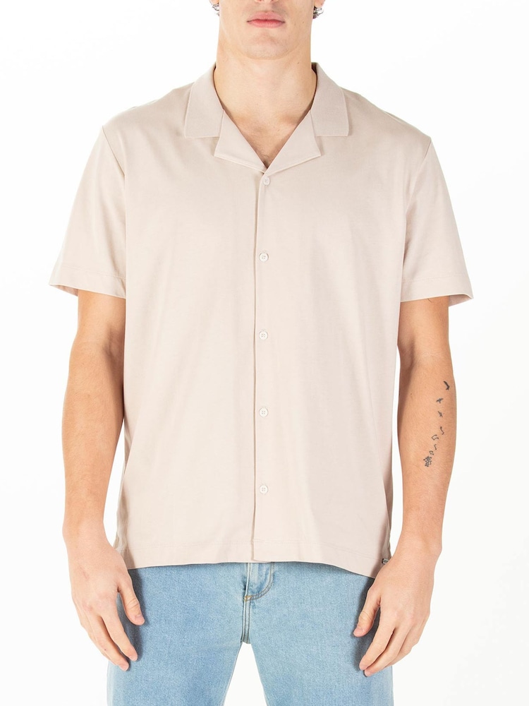 Luke 1977 Cream Perranporth 100% Cotton Shirt - Image 1 of 6