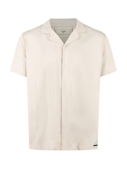 Luke 1977 Cream Perranporth 100% Cotton Shirt - Image 4 of 6