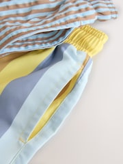 Blue/Yellow Swim Shorts 2 Pack (3mths-7yrs) - Image 10 of 10