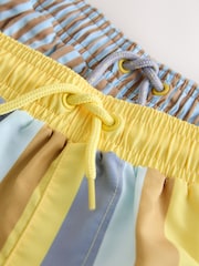 Blue/Yellow Swim Shorts 2 Pack (3mths-7yrs) - Image 9 of 10