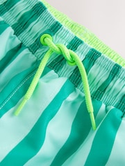 Green Short Sleeve Sunsafe Rash Vest and Swim Shorts Set (3mths-7yrs) - Image 6 of 6