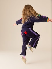 Navy Boucle Stars - Little Bird by Jools Oliver Sweater and Joggers Set 2 Piece - Bild 3 von 8