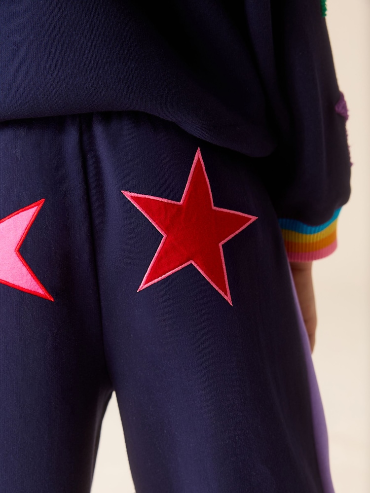 Navy Boucle Stars - Little Bird by Jools Oliver Sweater and Joggers Set 2 Piece - Bild 8 von 8