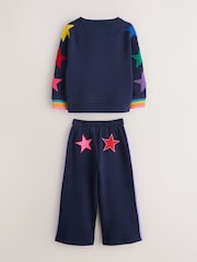 Rainbow Boucle Stars - Little Bird by Jools Oliver 2 Piece Sweater and Joggers Set - تصویر 9 از 13