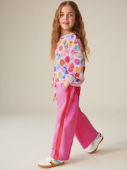 Rainbow Strawberry 2 Piece Sweater and Joggers Set - Image 1 of 12