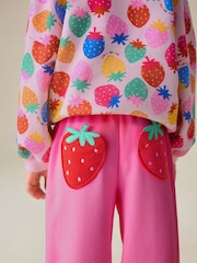 Rainbow Strawberry 2 Piece Sweater and Joggers Set - Image 5 of 12