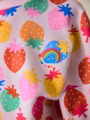 Rainbow Strawberry 2 Piece Sweater and Joggers Set - Image 6 of 12