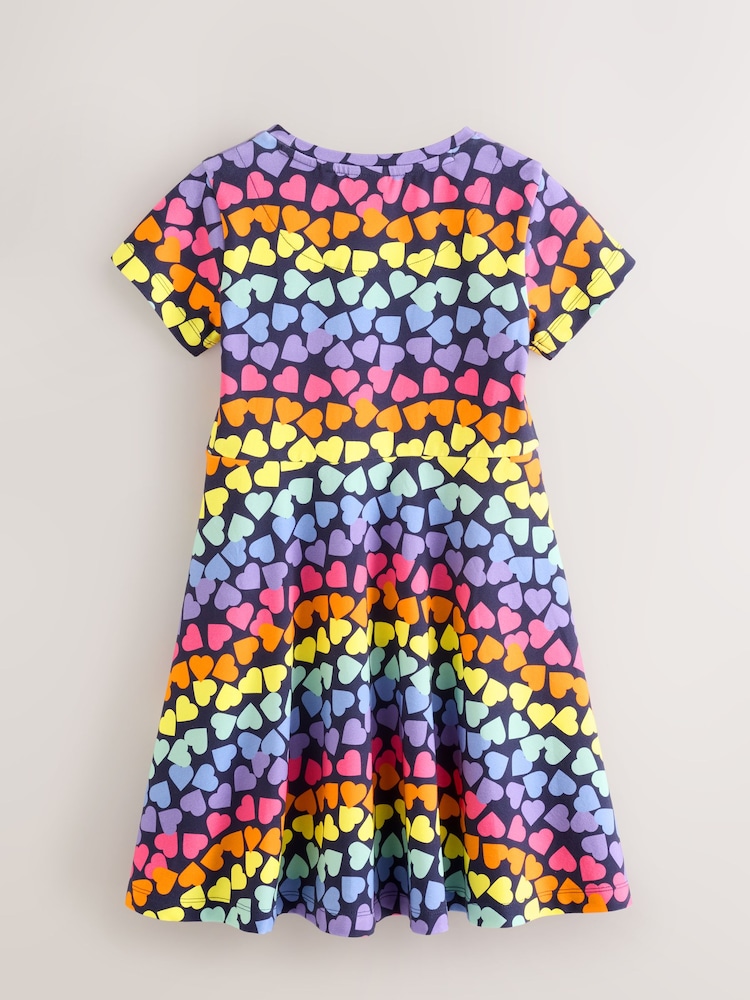 Little Bird by Jools Oliver Short Sleeve Jersey Skater Dress - תמונה 2 מתוך 5 Little Bird by Jools Oliver Short Sleeve Jersey Skater Dress - תמונה 2 מתוך 5