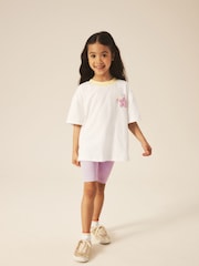 Little Bird by Jools Oliver T-Shirt & Ribbed Cycling Shorts Set - Larawan 4 ng 6