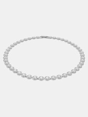 Swarovski Medium Una Angelic Tennis Necklace with Round Cut Rhodium Plated - Bild 1 von 5