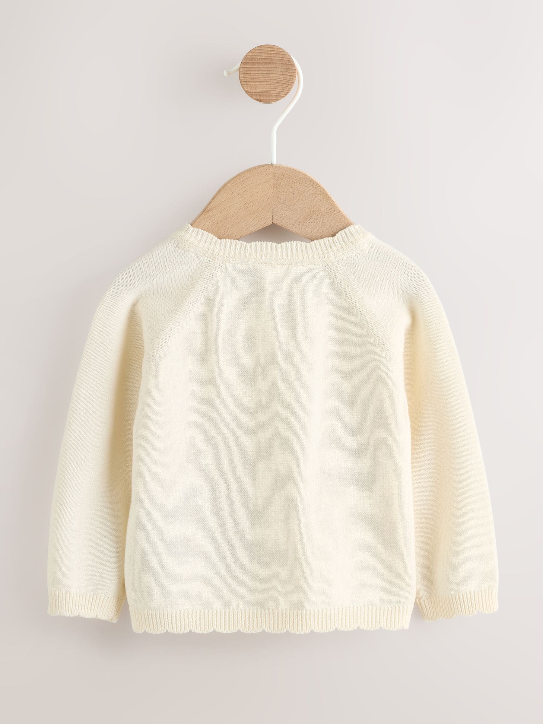 Buy Natural Embroidered Baby Bunny Cardigan (0mths-3yrs) from Next USA